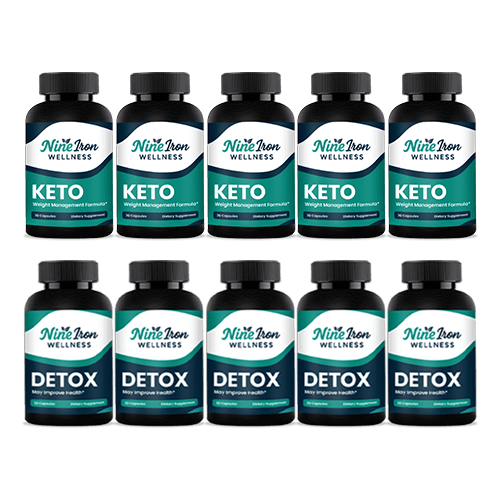 Keto 5 + Detox 5 Bottle